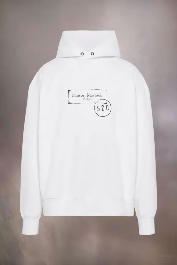 520 Stamp Print Hooded Sweatshirt 520 Stamp Print Hooded Sweatshirt