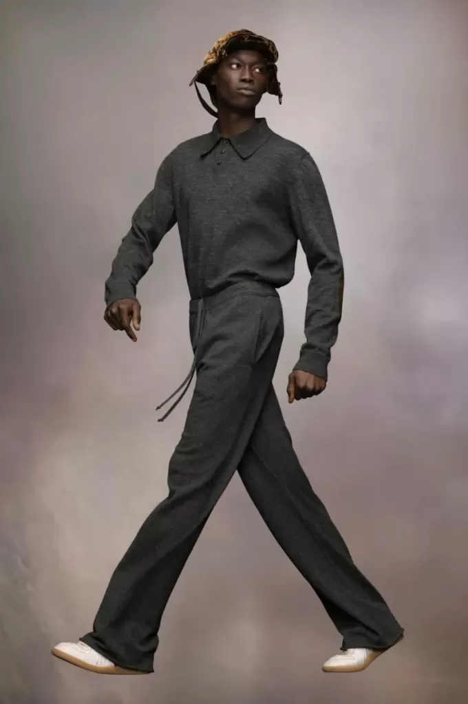 Cashmere knit trousers Cashmere knit trousers