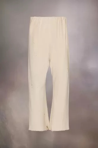 Cut-out hem sweatpants