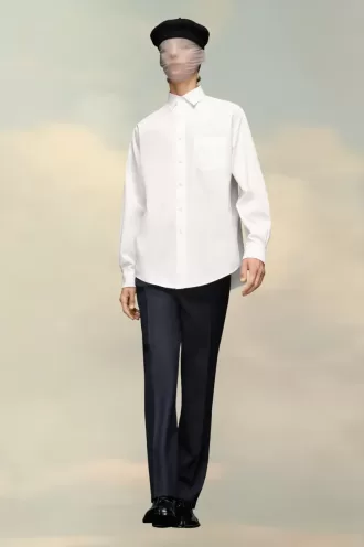 Eco cotton poplin shirt