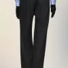 Felted Wool Straight-Leg Trousers Felted Wool Straight-Leg Trousers