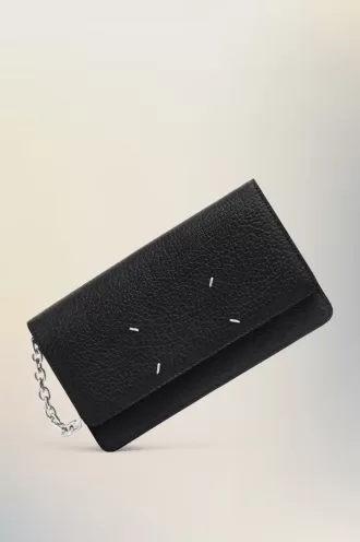 Four stitches chain wallet