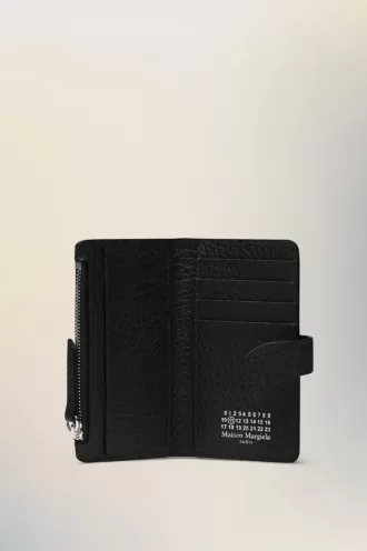 Four stitches zip wallet