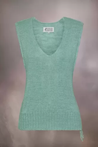 Gardening hemp knit vest Gardening hemp knit vest