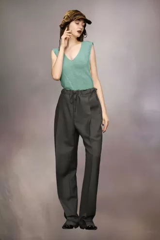 Gardening hemp knit vest Gardening hemp knit vest