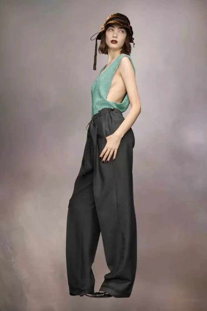 Gardening hemp knit vest Gardening hemp knit vest