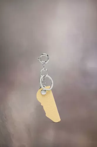 Logo leather keyring