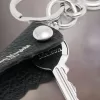Logo leather keyring Logo leather keyring