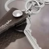 Logo leather keyring Logo leather keyring