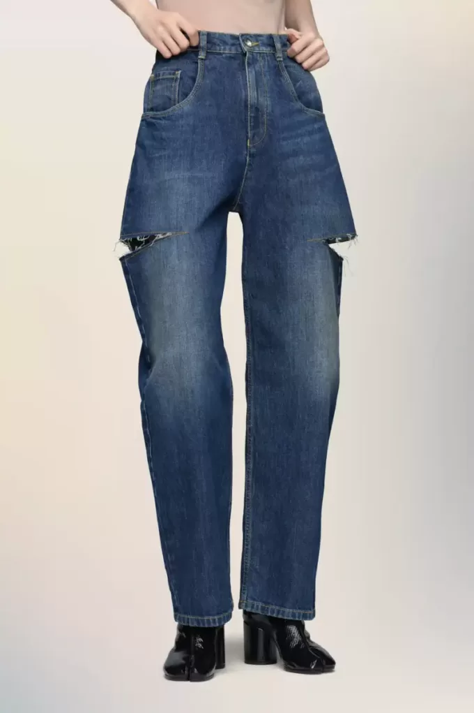 Maison Margiela Cut-out jeans Maison Margiela Cut-out jeans