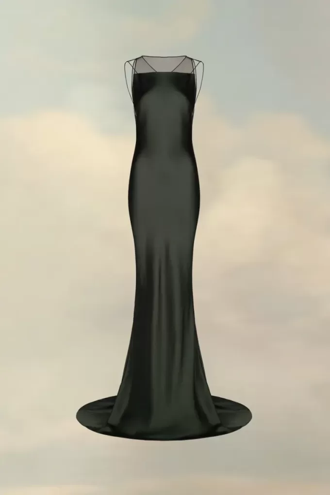 Maison Margiela Hammered Satin Gown Maison Margiela Hammered Satin Gown