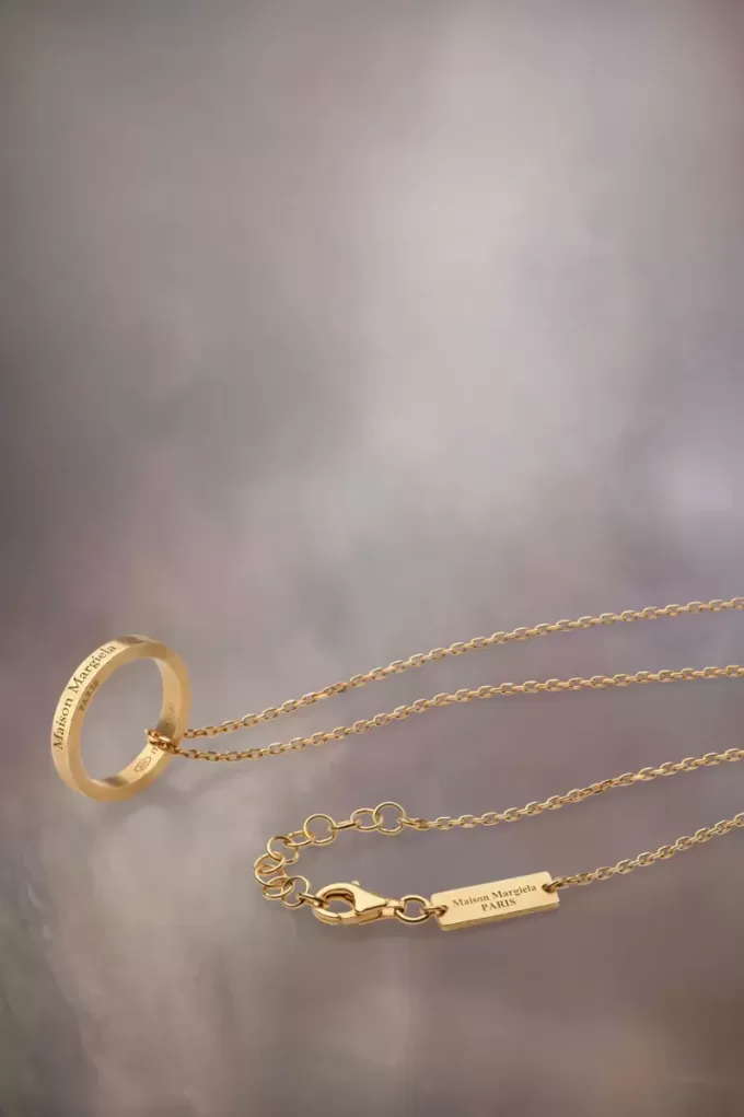 Maison Margiela Logo ring necklace Maison Margiela Logo ring necklace