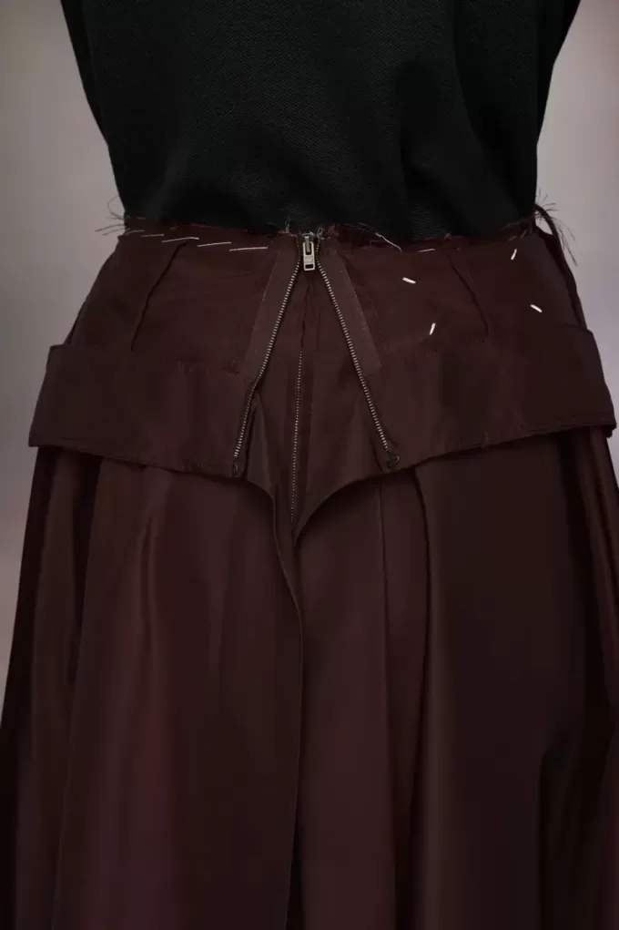 Maison Margiela Taffeta Midi Skirt Maison Margiela Taffeta Midi Skirt