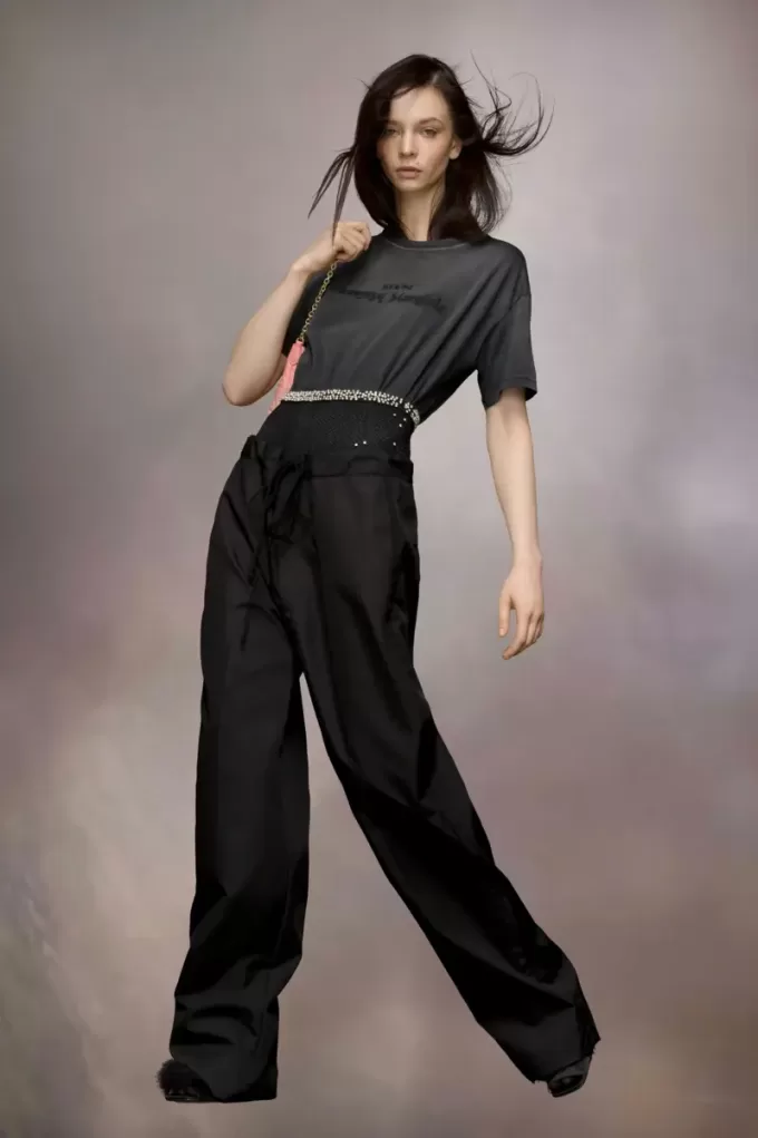 Maison Margiela Waist tie trousers Maison Margiela Waist tie trousers