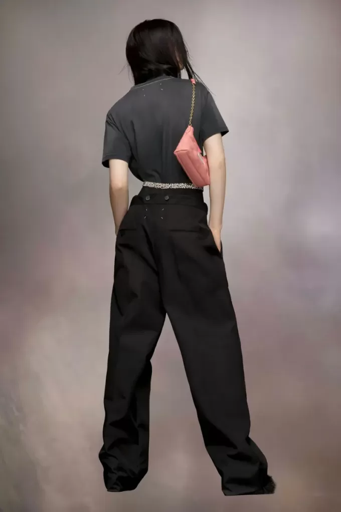 Maison Margiela Waist tie trousers Maison Margiela Waist tie trousers