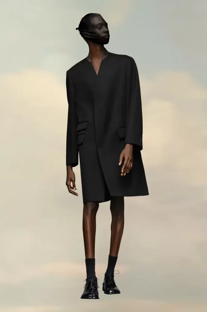 Maison Margiela Wool cavalry coat