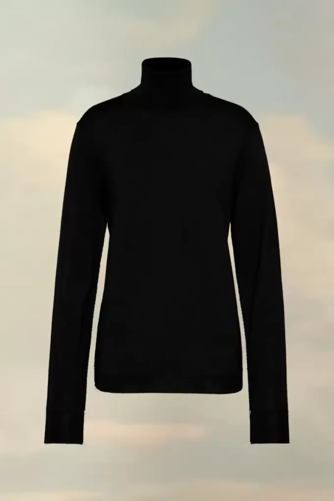 Merino Wool High-neck Sweater Merino Wool High-neck Sweater