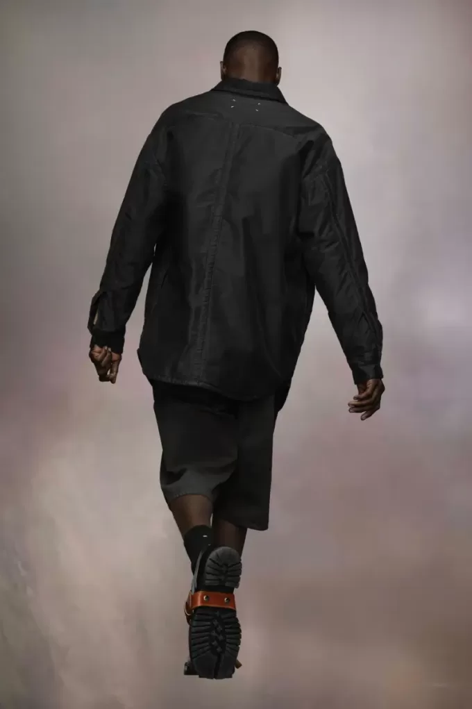 Padded Satin Cotton Shirt Padded Satin Cotton Shirt