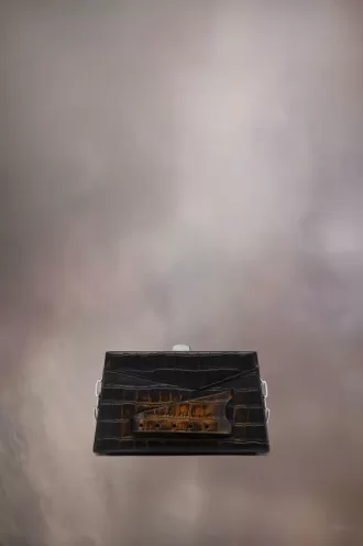 Snatched shoulder clutch bag small