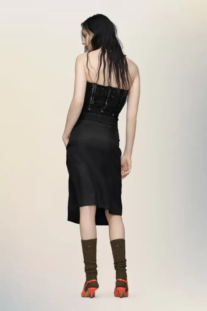 Strapless midi dress Strapless midi dress