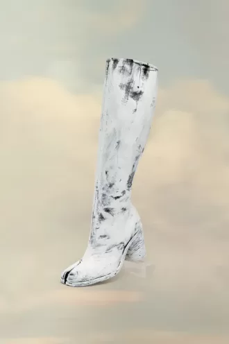 Tabi Bianchetto Knee-High Boots Tabi Bianchetto Knee-High Boots