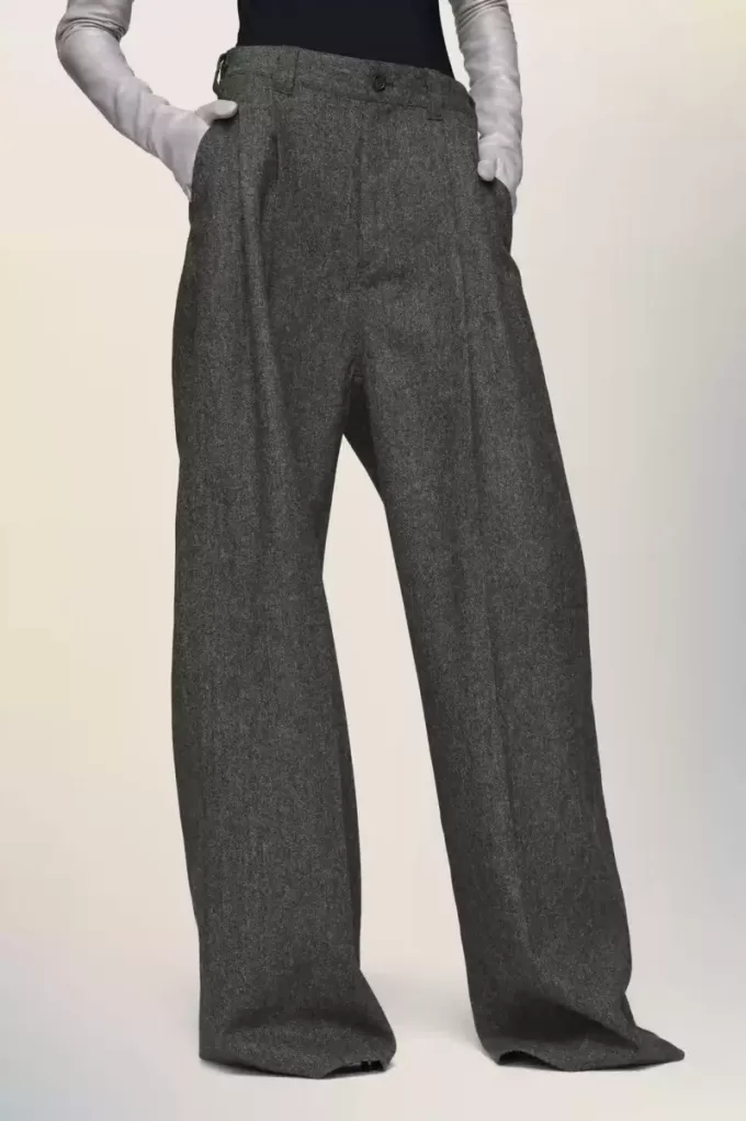 Wide-leg wool trousers Wide-leg wool trousers