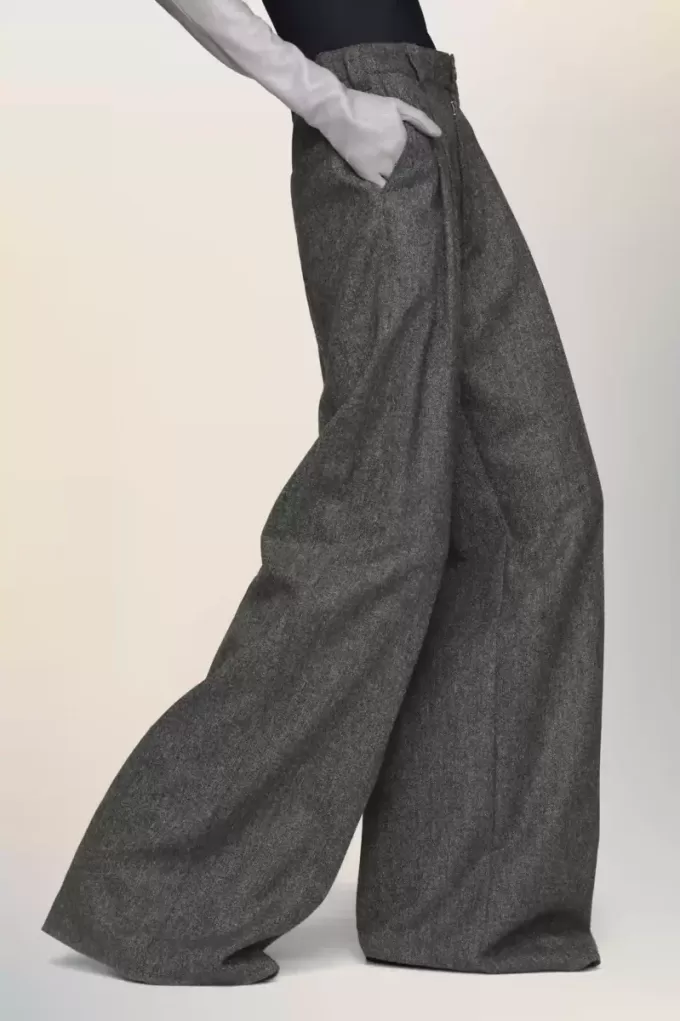 Wide-leg wool trousers Wide-leg wool trousers